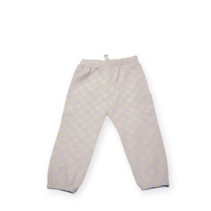 check pattern sweatpants