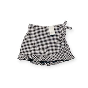 check pattern skort