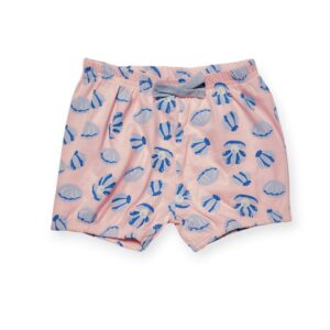 seashell print shorts