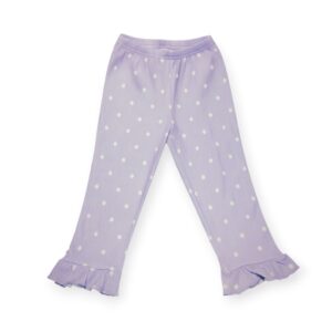 polka dot flared pants