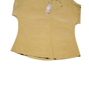 oversized fit ss v neck top
