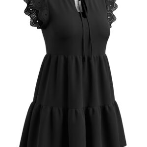 embroidered sleeve dress