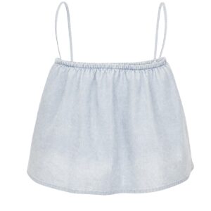 sleeveless cropped top