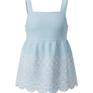 summer embroidered sleevless top