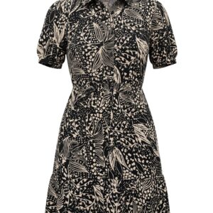 ss classy button dress