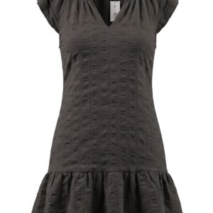exposed sleeve v neck top